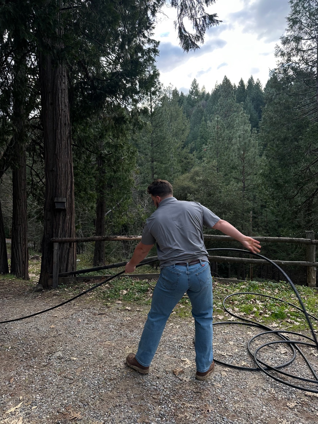 NorCal Drain & Jetting owner hydro jetting on site